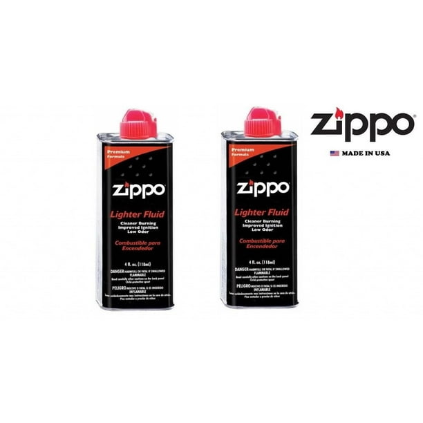Zippo Lighter Fluid Fuel 4oz 2 pack