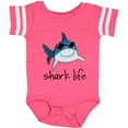 thumbnail image 3 of Inktastic Shark Life Fun Shark with Sunglasses Boys or Girls Baby Bodysuit, 3 of 5