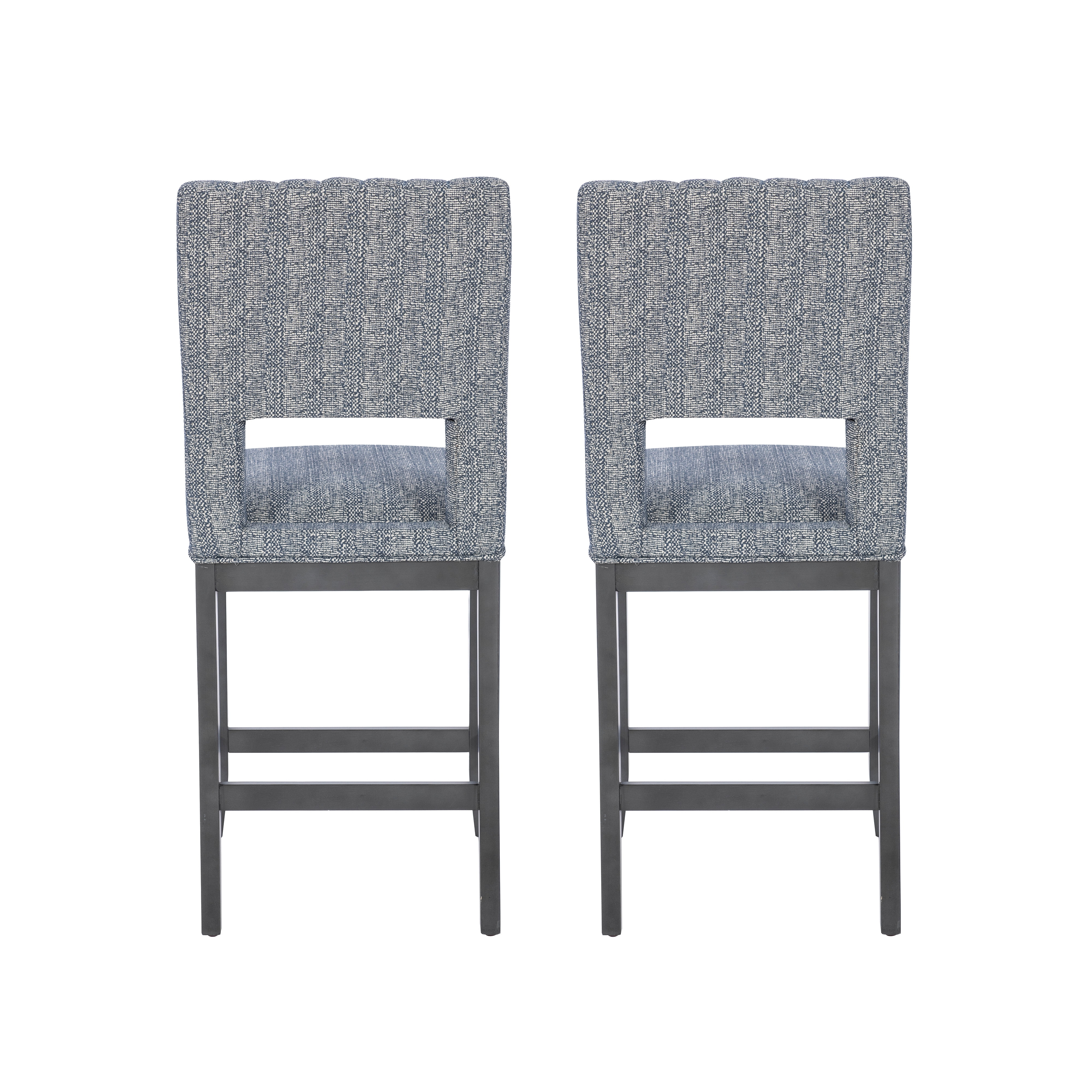 Powell Rankin 25" Indoor Counter Stool, set of 2, Charcoal