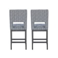thumbnail image 6 of Powell Rankin 25" Indoor Counter Stool, set of 2, Charcoal, 6 of 10