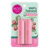 eos 100% Natural & Organic Lip Balm Stick - Strawberry Sorbet | 0.14 oz | 2-pack