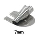 thumbnail image 3 of Wmhnj Accesorio para dobladillos enrollados para mquinas de coser, rizador en espiral y carro plano para crear dobladillos estrechos y rizados en servilletas, toallas y telas ms gruesas., 3 of 9