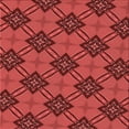 thumbnail image 1 of Ahgly Company Indoor Square Patterned Tomato Sauce Red Area Rugs, 5' Square, 1 of 6