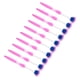 thumbnail image 5 of 10 piezas de raspador de lengua de silicona ergonómico de mango largo, cepillo limpiador de lengua, herramienta de limpieza de higiene bucal, color rosa, 5 of 14