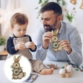 thumbnail image 2 of Binwennn en Girls Ornament Easter Bunny Decoration Exquisite Wood Rabbit Shape Decoration For Home For Daily Easter For Present A, 2 of 5