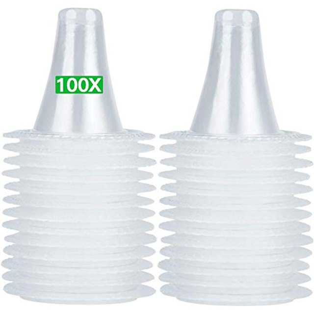 100 piezas de cubiertas de sonda de termómetro de oído, tapas de repuesto, protector de filtro de lente de repuesto oso de fresa Electrónica