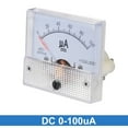 thumbnail image 2 of Unique Bargains 85C1 Analog Current Panel Meter DC 100uA Ammeter Ampere Tester Gauge 1 PCS, 2 of 5