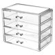 thumbnail image 5 of HOOWIFFY 1Ud Caja De Cosméticos Transparente Con Múltiples Cajones Para, 5 of 7