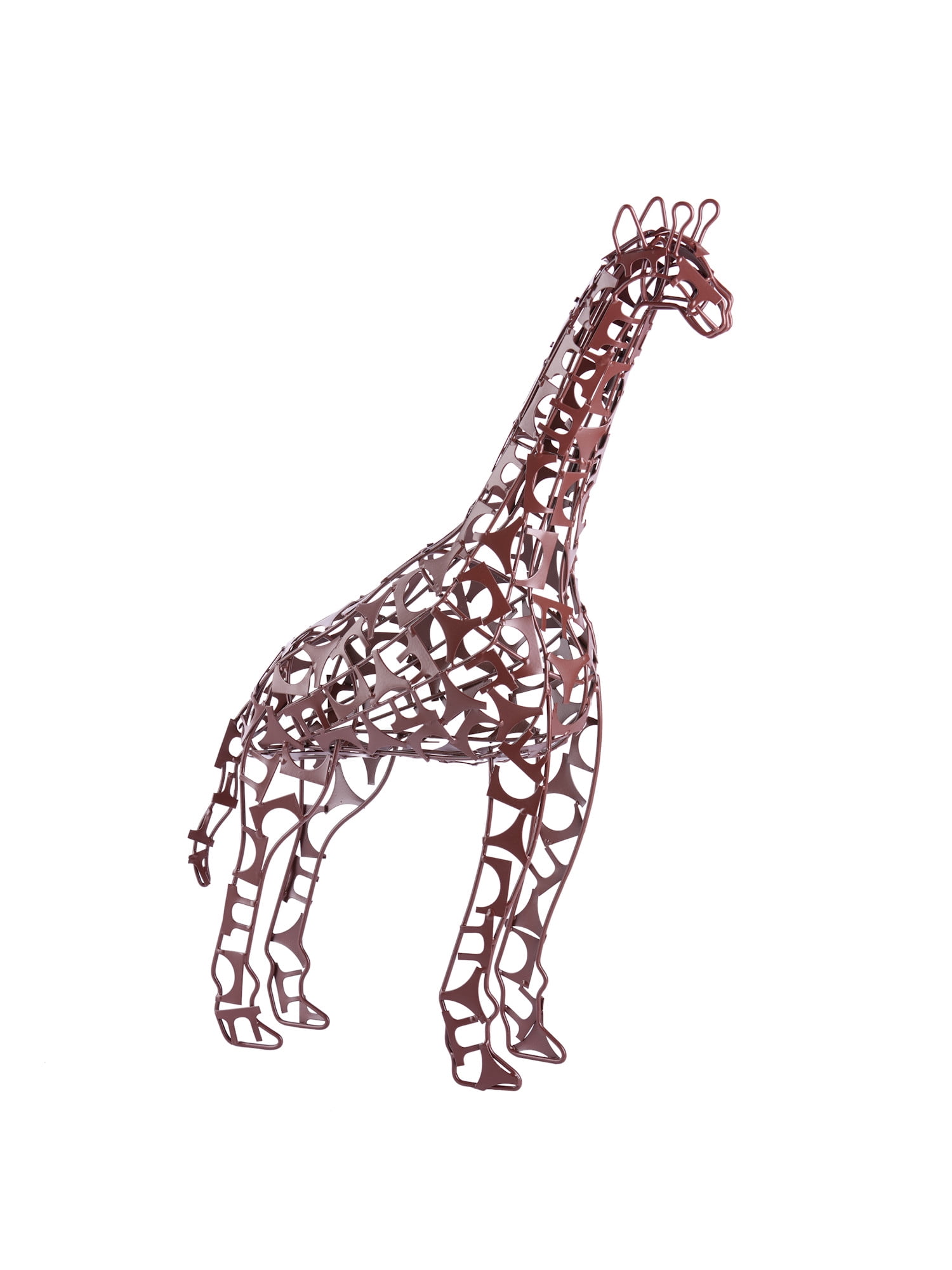Art & Artifact Metal Giraffe Sculpture - Indoor/Outdoor Recycled Iron