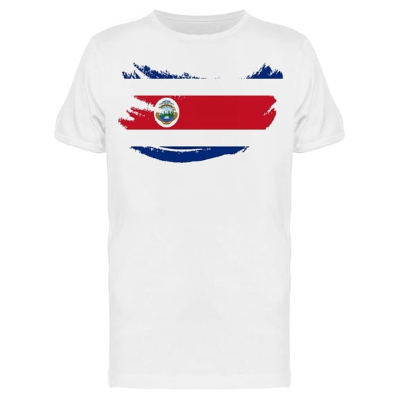 Costa Rica Brush Stroke Tee Men's -Image by Shutterstock