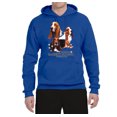 thumbnail image 2 of If It's Not a Bassett Hound Its Just a Dog Gift | Mens Dog Lover Hooded Sweatshirt Graphic Hoodie, Royal, X-Large, 2 of 3