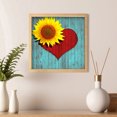 thumbnail image 4 of Cuadros Decorativos Diamond DIY Love daisy Taladro redondo completo Imagen de diamantes de imitación JShteea Nuevos Originales, 4 of 8