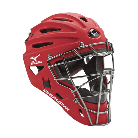 UPC: 0041969268407 | Mizuno Samurai G4 Baseball Catcher s Helmet Size No Size Cardinal (1212)