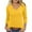 Z_Yellow Shirts, variant on Htigea Women's Scalloped Trim V Neck 3/4 Sleeve Tee Casual T Shirts Tops Elegant Going Out Blouse Army Green,S