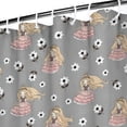 thumbnail image 3 of Flower Princess Pattern Shower Curtain 72"x72" ,Bathroom Decorative Shower Curtains Set with 12 Hooks,Modern Waterproof Washable Shower Curtain, 3 of 6