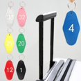 thumbnail image 3 of 10 Pcs Key Tags Vintage Motel Keychain Fade-resistant Smooth Surface Long-lasting DIY Crafts Ornament, 3 of 6