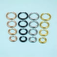 thumbnail image 5 of QQTDFG Women Men Silver Stainless Steel Small Hoop Earrings Ear Cartilage Nose Ring-Silver-12mm, 5 of 9