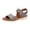 Gray, variant on Flat Sandals for Women Dressy Summer Comfortable Casual Open Toe Ankle Strap Slip on Classic Summer Walking Shoes Beige Size 8.5
