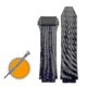 thumbnail image 1 of 26-27 Watchband For Hublot Big Bang Silicone 25*19mm Waterproof Men's Watch Strap Chain Watch Accessories Rubber Bracelet Wristband-blue A Black, 1 of 4