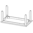 thumbnail image 5 of Sunset Trading Shades of Gray 42" Contemporary Wood Dining Bench in Gray, 5 of 6