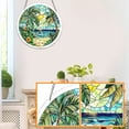 thumbnail image 4 of Stained Glass Window Hanging, Multicolor, 1 Piece 5.9 Inch Round Hanging Ornament, Sun Catcher Decor for Home Windows Wall Bedroom Living Room Porch Holiday Gift, 4 of 7