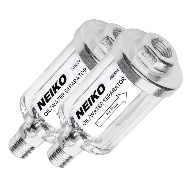 Separador de agua y aceite NEIKO 30252A para Air Line, paquete de 2