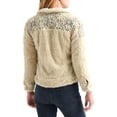 thumbnail image 2 of Lucky Brand Womens Sherpa Jean Fleece Jacket, Beige, Small, 2 of 2