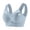 Light Blue, variant on Gymayou Womens Seamless Sports Bras No Underwire Mesh Breathable Full Coverage Support Yoga Running Bras Beige L
