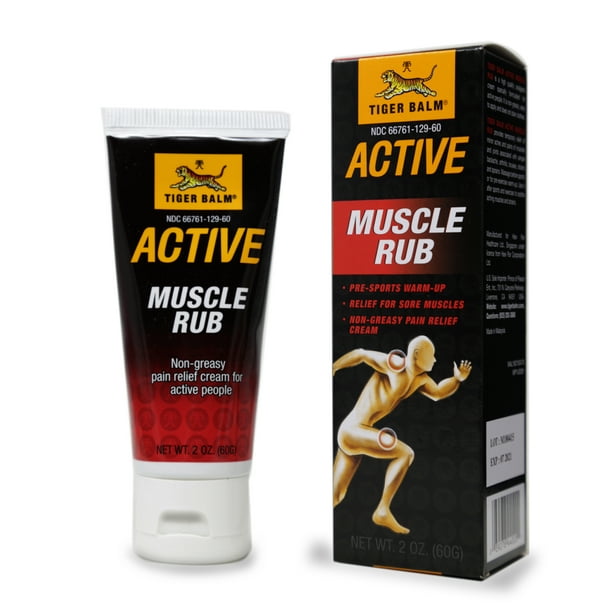 TIGER BALM ACTIVE MUSCLE RUB, 2OZ - Walmart.com - Walmart.com