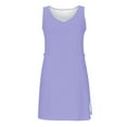 thumbnail image 7 of Nmnitkp Summer Dresses for Women 2026 Sleeveless Tank Dress Crewneck Solid Color Basic A Line Casual Short Mini Dresses with Pockets Purple,L, 7 of 7