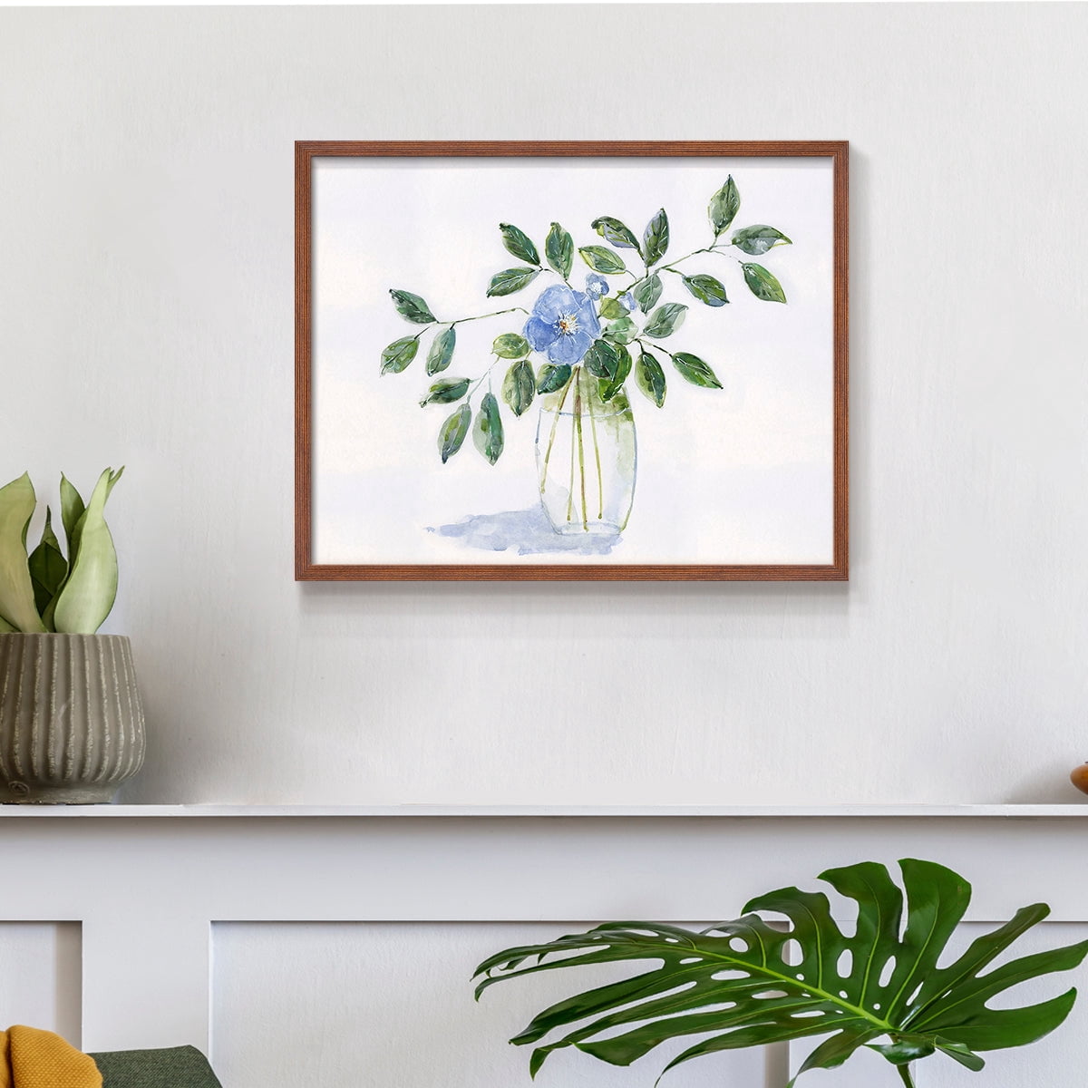 Rustic Simplicity II by Sally Swatland - Restickable Framed Giclée Print