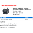 thumbnail image 2 of Mass Air Flow Sensor Assembly - Compatible with 2007 - 2012 Hyundai Veracruz 3.8L V6 2008 2009 2010 2011, 2 of 2