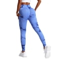 thumbnail image 2 of Celsior Compression Leggings with Pockets Slim Move Cellulite Leggings Anti Cellulite Leggings Full Length Buttery Soft Yoga Pants High Waisted Breathable Scrunch Butt Compression Legging Sky Blue S, 2 of 6