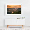 thumbnail image 2 of Grandview Sunrise, New River Gorge 02 - Glen Jean West Virginia Photography Landscape Nature Sunset Mountain Scenic Forest White Framed Wall Art Print 5 x 7 inches, 2 of 3