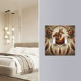thumbnail image 5 of 3 Gang Light Switch Cover Plate Foxes Flower Ring Feathers Wall Plate Decorate Electrical Outlet Cover Plates 4.56”x4.48”, 5 of 8