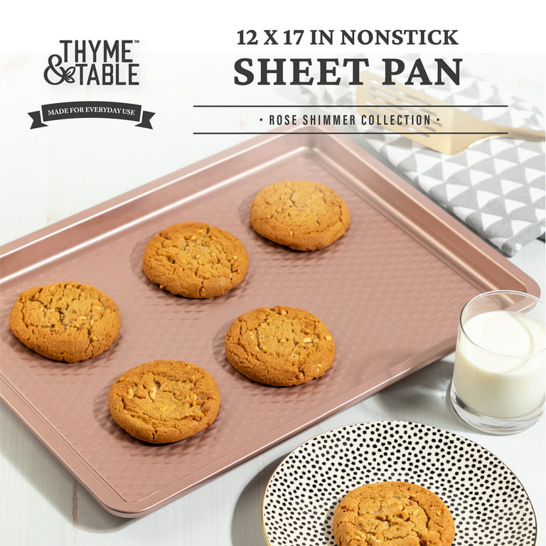 Dropship Cookie Sheets Non-stick Baking Sheet Set With Non-stick Jelly Roll  Pan; Rack; Cookie Scoop; Spatula to Sell Online at a Lower Price