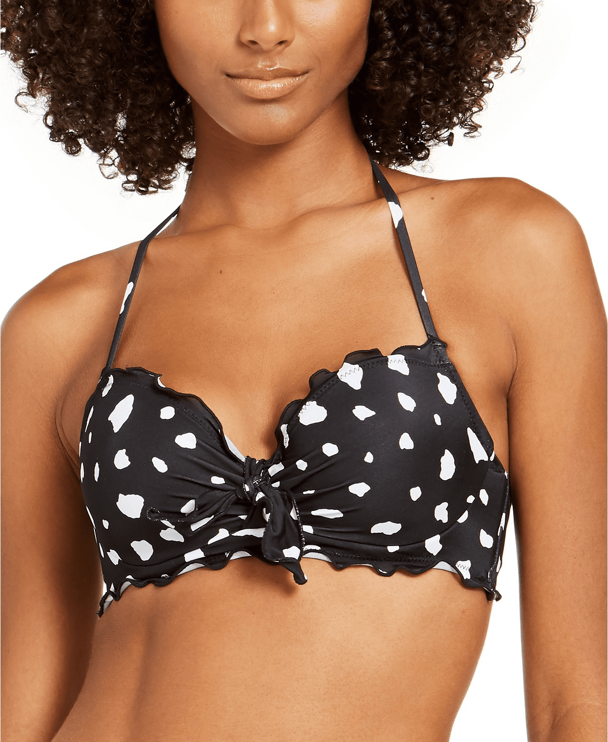 Sundazed COW PRINT Ava Ruffle Underwire Bikini Swim Top, US 32DD, UK 32DD -  Walmart.com