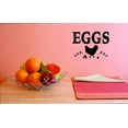 thumbnail image 1 of Custom Decals Eggs Wall Art Size: 10 Inches x 20 Inches, 1 of 1