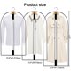 thumbnail image 2 of 12 fundas para ropa con cremallera, a prueba de polvo, impermeables, a prueba de humedad, a prueba de polvo, fundas protectoras transparentes para camisas, disfraces, abrigos, ropa, 2 of 4