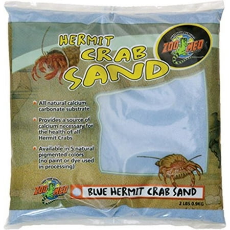 2 Lb Hermit Crab - Zoo Med Hermit Crab Sand, 2 Lb, Blue