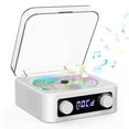 thumbnail image 1 of Udreamer Numérique Portable CD Players pour la Maison, avec Haut-Parleurs Stéréo Bluetooth et Hi-Fi, Commande FM et Télécommande / Éclairage, Blanc, 1 of 10