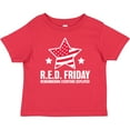 thumbnail image 3 of Inktastic Red Friday Remembering Everyone Deployed with Red American Flag Boys or Girls Baby T-Shirt, 3 of 5