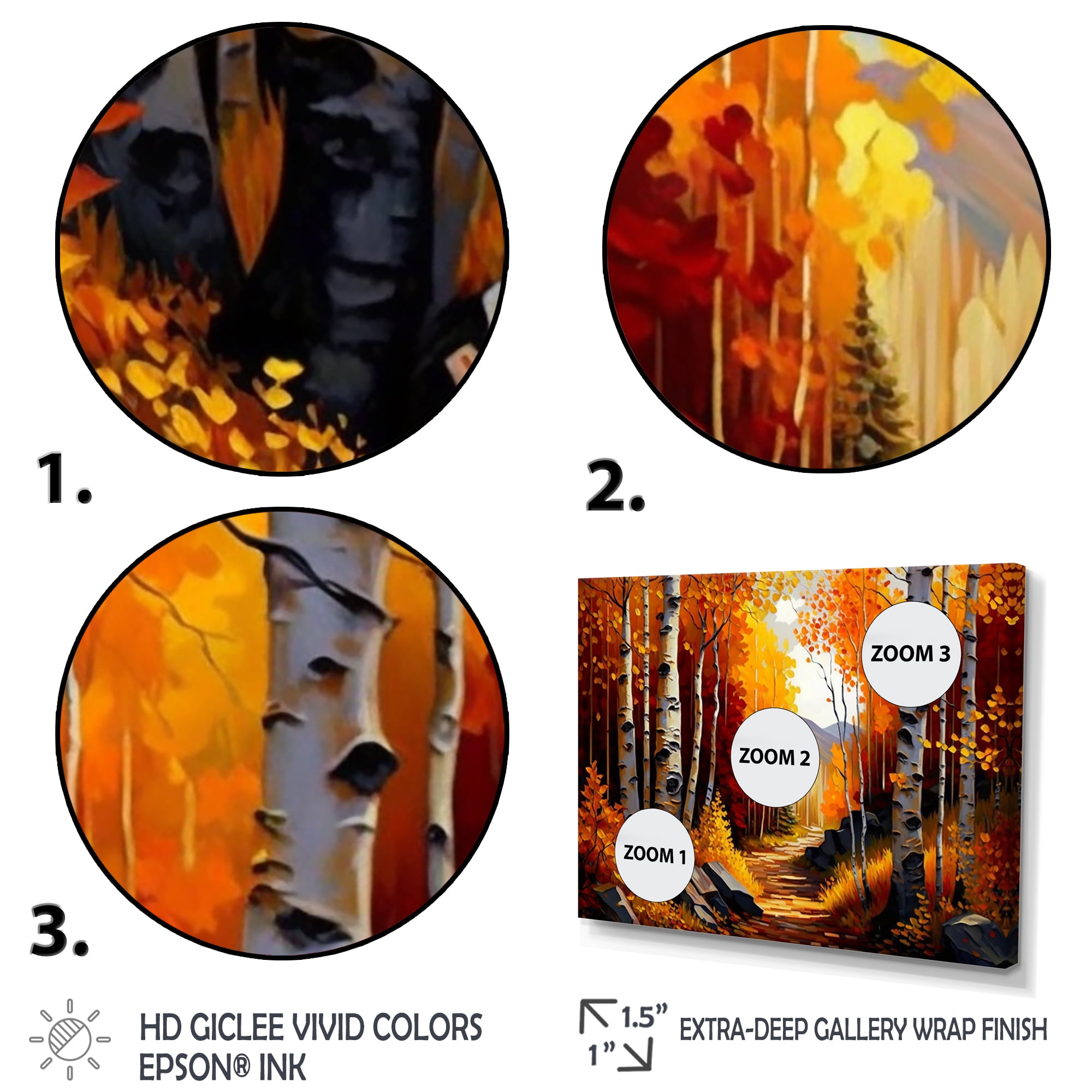 Designart Path Into The Forest V Canvas Wall Art