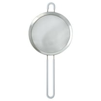 Mainstays 6" Premium Stainless Steel Fine Mesh Strainer, Silver