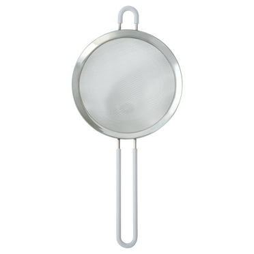 Mainstays 6" Premium Stainless Steel Fine Mesh Strainer, Silver