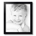thumbnail image 2 of ArtToFrames 14" x 16" Satin Black Picture Frame, 14x16 inch Black Wood Poster Frame (WOM-1451), 2 of 8