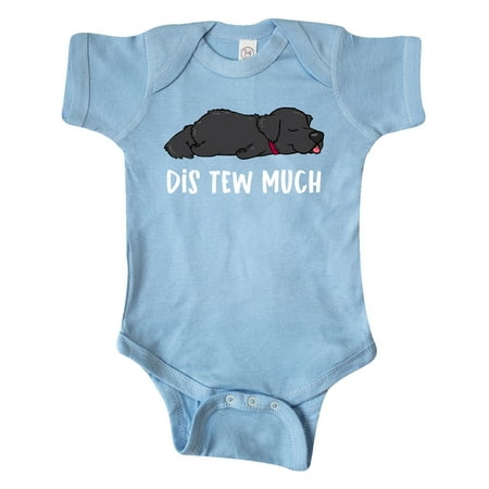 

Inktastic Napping Dis Tew Much Flat-Coated Retriever Gift Baby Boy or Baby Girl Bodysuit