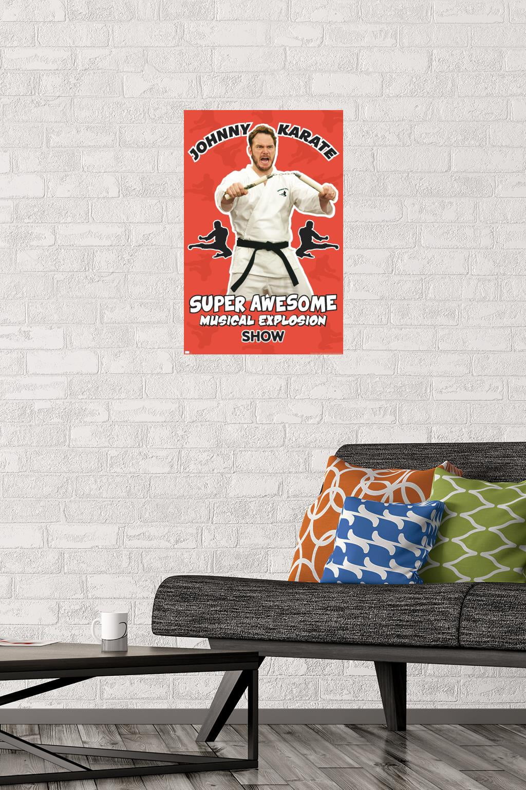 Parks and Recreation - Johnny Karate Wall Poster, 14.725" x 22.375"