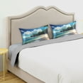 thumbnail image 5 of Dailycode Satin Pillow Case Queen Silk Pillow Cover for Hair and Skin Envelope Closure Stunning View Of Beach 20"x30", 5 of 9