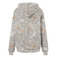 thumbnail image 3 of jjayotai Womens Camo Hoodies, Maple Leaf Printed Oversized Hooded Sweatshirt Fleece Pullover Sweatshirts Long Sleeve Tops with Pocket, 3 of 4
